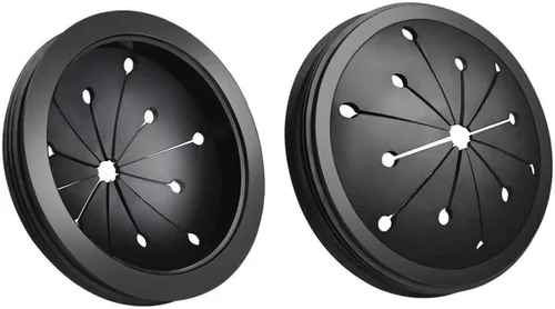 Vista 5 de 2 piezas de eliminación de basura, protector contra salpicaduras para fregadero, repuesto para desechos de alimentos, para modelos Whirlaway, Waste