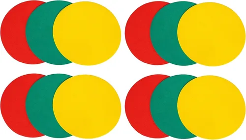 Vista 4 de GSi Non-Slip Floor Spot Markers for Sports, Therapy & Classroom