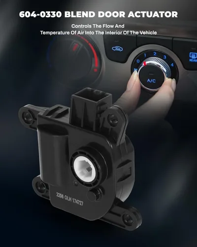 Vista 3 de Actuador de puerta de mezcla de calefactor HVAC A/C - Ajuste directo para Hyundai Accent 2011-2014/para Genesis Coupe 2010-2016/para Tucson