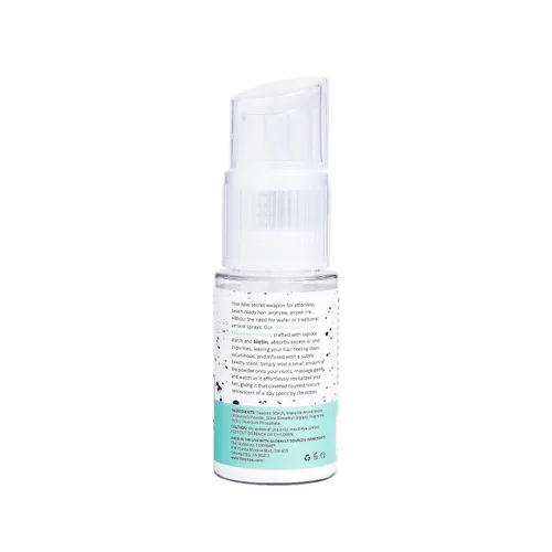 Vista 6 de FoxyBae Champú en polvo seco – Fórmula sin aerosol con biotina, tapioca y arrurruz – Absorbe aceite y añade volumen – Para cabello oscuro, castaño