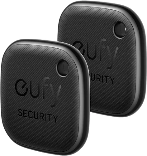 Vista 10 de eufy Security de Anker SmartTrack Link (negro, paquete de 1), no compatible con Android, funciona con Apple Find My (solo iOS), buscador de llaves