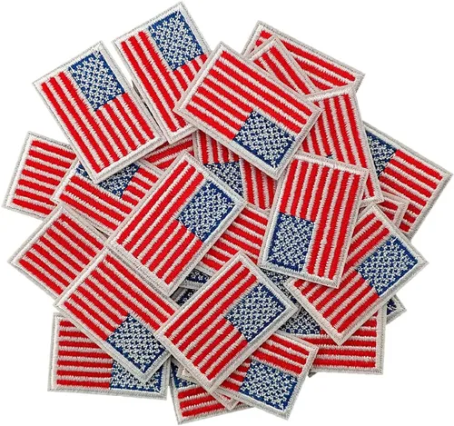 Vista 34 de 60 parches bordados de estilos surtidos al azar, parches para coser o planchar, apliques para ropa, pantalones de vestir, sombreros, jeans, flores