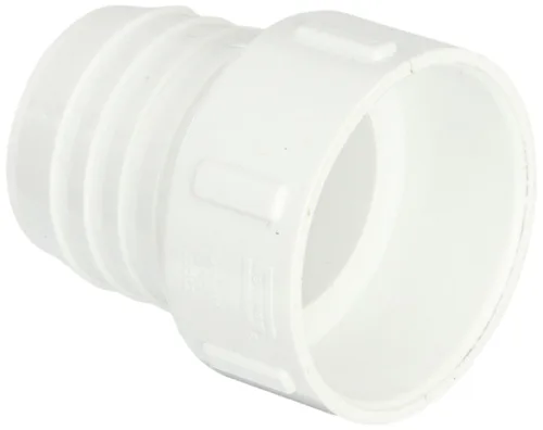 Vista 4 de Acople para tubería de PVC Spears, adaptador, cédula 40, macho NPT x para llave, Blanco, 1