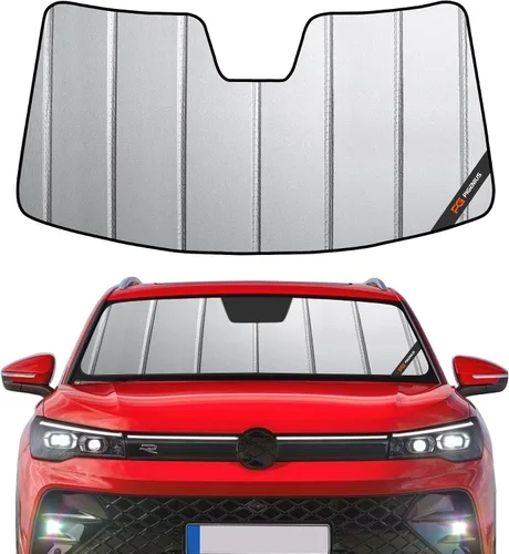 Vista 7 de Pigenius Parasol para parabrisas Volkswagen Tiguan 2009-2017, Tiguan Limited 2018 - Salvaguardia