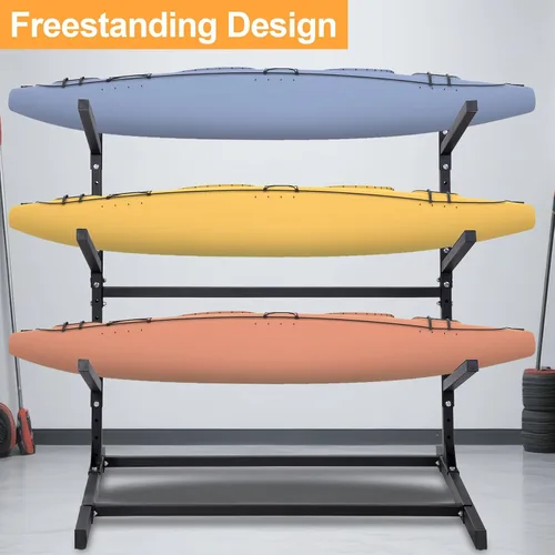 Vista 3 de Kayak Racks for Garage and Outdoor Storage Storage Rack for Kayak, Canoe, Surfboard & Paddleboard