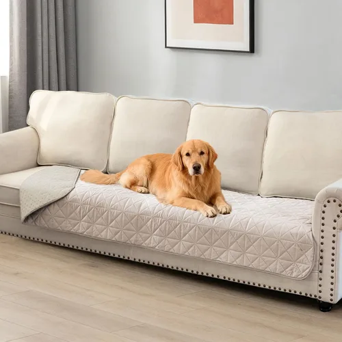 Vista 8 de Ameritex Funda de sofá impermeable para asientos, funda de sofá para perros, funda de sofá para mascotas, funda de terciopelo para silla, sofá