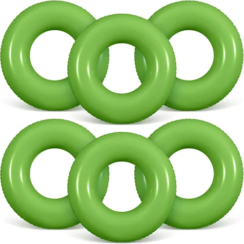 Vista 14 de JellyArch 6 piezas de flotadores inflables para piscina de 28 pulgadas, tubo de natación a granel para adultos, flotadores de piscina