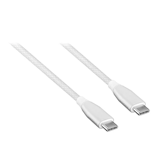 Vista 64 de Insignia Cable trenzado USB-C a USB-C (5 pies, morado claro)