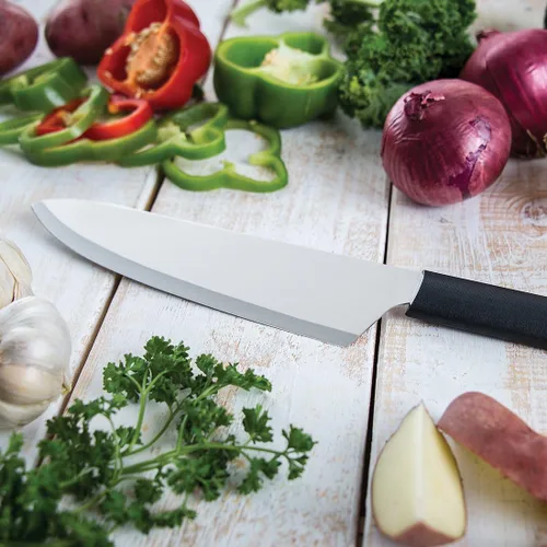 Vista 3 de Rada Cutlery Chef Select Set de regalo (G257), juego de cuchillos de 3 piezas, cuchillas de acero inoxidable, mango negro
