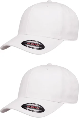 Vista 16 de Flexfit 5001 - Gorra de béisbol de sarga de algodón, 6 paneles Negro