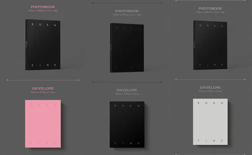 Vista 3 de BLACKPINK - BORN PINK BOX SET ver. 2nd Album+Folded Poster (PINK ver.)