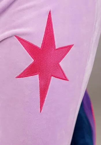 Vista 6 de My Little Pony Twilight Sparkle Disfraz para mujer, overol de unicornio alado morado