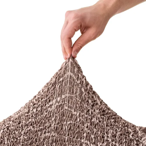 Vista 8 de PAULATO BY GA.I.CO. Funda para tumbona – Funda suave – Protector elástico de 1 pieza para sillón – Tela estampada – Graffio Taupe