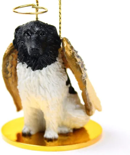 Vista 68 de Conversation Concepts Adorno navideño: Chihuahua, pelo largo 19-Dorado