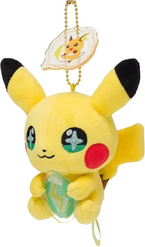 Vista 2 de Pokemon Centro Original Mascota SHINKA NO ISHI Pikachu & Kaminari Iushi Raichu, Multicolor