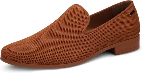Vista 23 de UUBARIS Mocasines de vestir para hombre de esmoquin, zapatos sin cordones