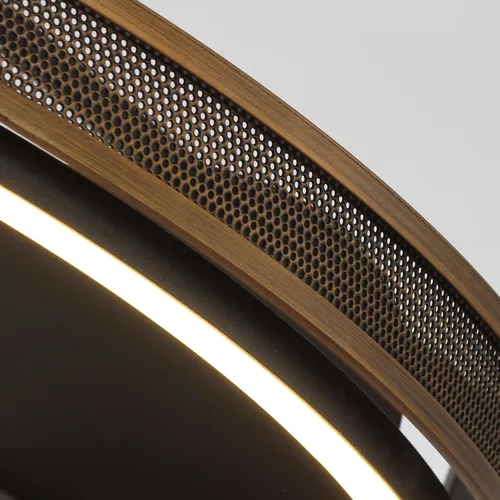 Vista 7 de Parrot Uncle Ventiladores de techo con luces y control remoto, ventilador de techo sin aspas con luz para dormitorio, sala de estar, comedor, 27
