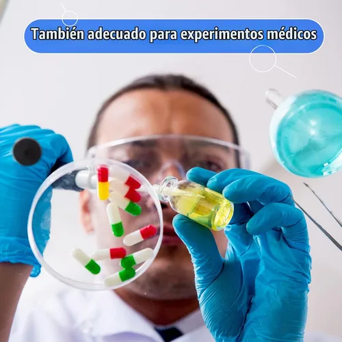 Vista 7 de Paquete de 200 platos Petri de 3.543 in de plástico estéril de agar con tapas a granel Paredes gruesas claras Cultura celular Uso de laboratorio