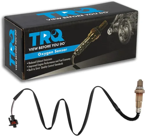 Vista 364 de TRQ Sensor de Oxígeno O2 de 4 Hilos de Banda Estrecha Compatible con VW Atlas 2.0L 2018-21, VW GTI 2.0L 2016-18, Audi A3 Quattro 2.0L 2015-18, VW