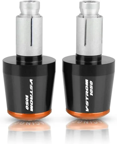 Vista 9 de Motorcycle Handlebar Grips for Suzuki VSTROM1050 V-Strom VStrom 1050 2019 2020 2021 Motorcycle 22MM Handlebar Hand Grips Rubber Handle Bar End Cap
