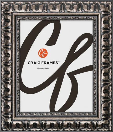 Vista 8 de Craig Frames Bravado Marco de fotos de bronce antiguo adornado, 4 x 6 pulgadas