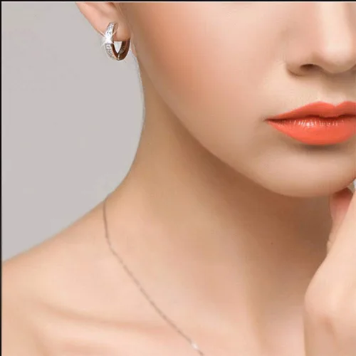 Vista 3 de Tarsus Aretes de aro hipoalergénicos para hombres y mujeres, chapados en oro de 18 quilates, acero inoxidable para orejas sensibles, sin níquel, 12