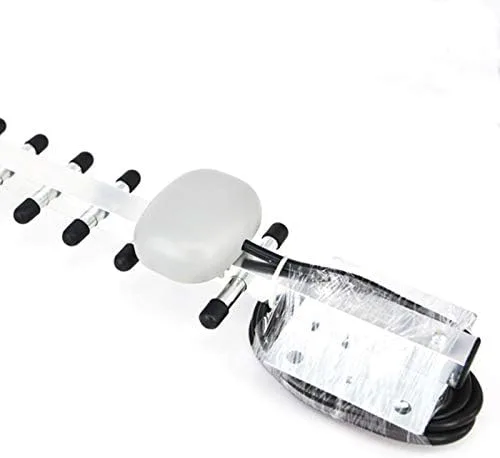 Vista 5 de 4G LTE 25dBi de alta ganancia de largo alcance impermeable al aire libre SMA macho Yagi antena con cable de 5 pies para 4G LTE Router red
