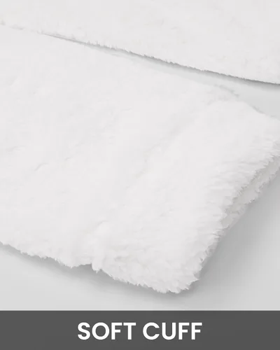 Vista 7 de BTFBM - Suéter sin botones de sherpa con capucha para mujer, con 1/4 de cremallera y manga larga, suave y mullida, de vellón Azul