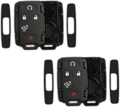 Vista 9 de Carcasa de llave de mando remoto 5bth para puerta de elevación para Chevrolet Silverado GMC Sierra (M3N-32337200, 84209236)