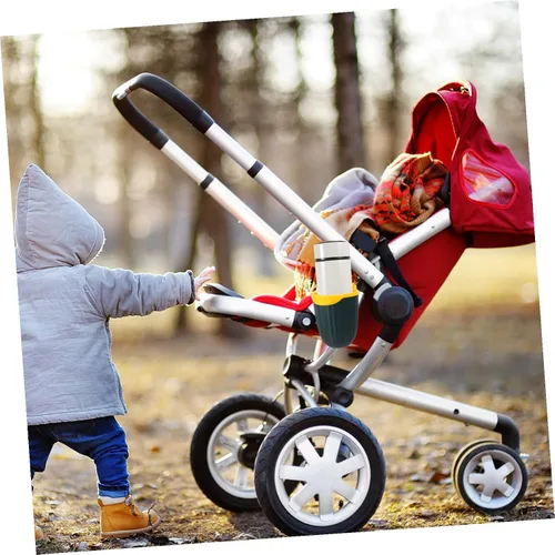 Vista 6 de Abaodam Adjustable Cart Bottle Holder Stroller Cup Rack Trolley Accessory Secure Drink Holder for Park Walks and Bicycle Trips Simple Clip