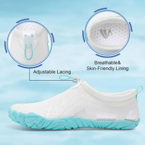 Vista 4 de Spesoul Zapatos de agua para mujer y hombre, para natación, playa, secado rápido, para piscina, senderismo, entrenamiento, deportes acuáticos al