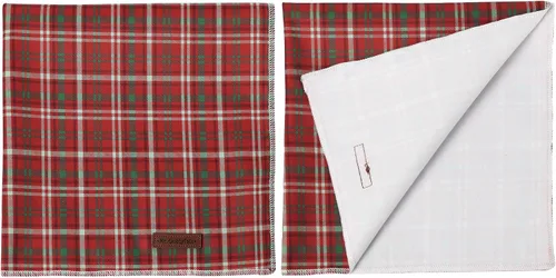 Vista 2 de MR. CHUBBYFACE - Bandana de Navidad para perro, bufanda lavable a cuadros de Navidad para cachorros, bandana ajustable para mascotas para perros