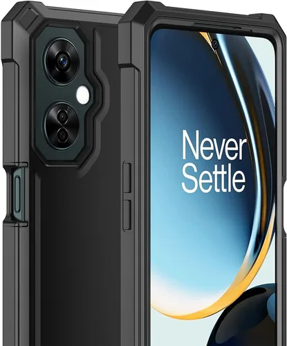 Vista 8 de Ailiber Funda para teléfono OnePlus Nord N30, One Plus N30 5G con protector de pantalla de vidrio templado, protección de estructura de 2 capas