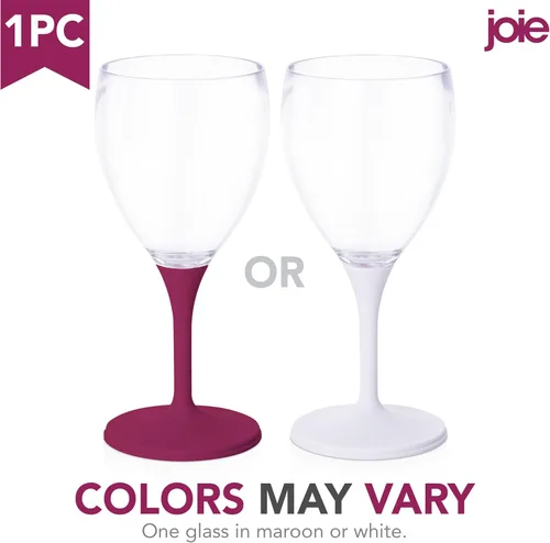 Vista 2 de Joie Copa de vino para llevar, copa de vino portátil, tallo desmontable, sin BPA