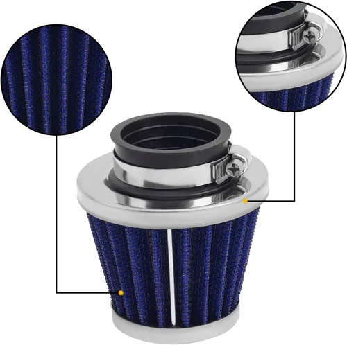 Vista 8 de AHL Filtro de aire de 1.49 pulgadas compatible con GY6, ciclomotor, motocicleta de 50 cc, 110 cc, 125 cc, 150 cc, 200 cc, para niños, ATV GO-KART