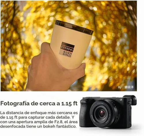 Vista 6 de TTArtisan AF 27mm F2.8 Lente de Enfoque Automático APS-C Compatible con Cámaras Sin Espejo Sony E-Mount A5000 A5100 A6000 A6100 A6300 A6400 A6500