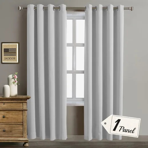 Vista 24 de Rose Home Fashion Cortinas opacas para puerta corrediza, oscurecimiento de la habitación, cortinas con aislamiento térmico para sala de estar