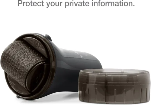 Vista 2 de Rodillo Guard Your ID para proteger información. , Negro