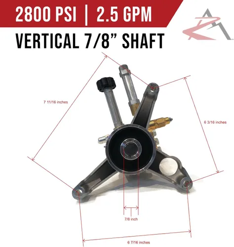 Vista 2 de Bomba de agua mejorada para lavadora a presión de potencia de 2800 PSI Troy-Bilt 020489 020489-0 -1 Supplier_id_theropshop, UGEIO150261891569962