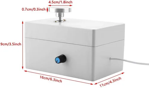Vista 6 de ZJchao Mini máquina eléctrica de cerámica de 2000 RPM Rueda de cerámica Artesanía · Herramientas escuela hecha a mano pequeño plato giratorio