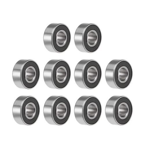 Vista 8 de uxcell 1616-2RS Rodamiento de bolas de ranura profunda Rodamientos de palanca Z2 sellados de 1/2 pulgadas x 1-1/8 pulgadas x 3/8 pulgadas, 10
