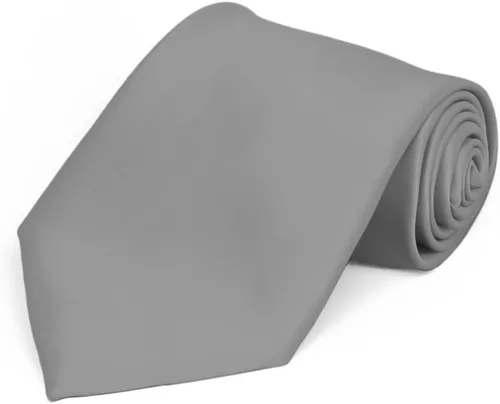 Vista 42 de tiemart Corbata de color sólido prémium Negro