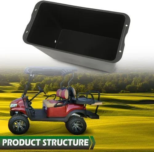 Vista 8 de Storage Cooler & Storage Box Insert Compatible with GTW MACH3 Rear Seat Kits Except Club Car Ds Models