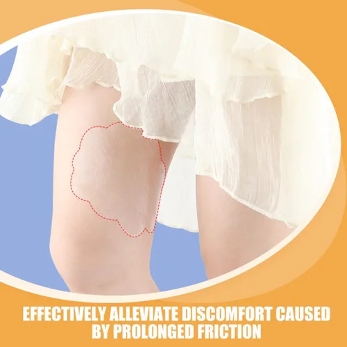 Vista 7 de 10pcs Thigh Chafing Prevention Covers Anti-Friction Body Patches Breathable Adhesive for Inner Thigh Skin Protection During Sports and Outdoor