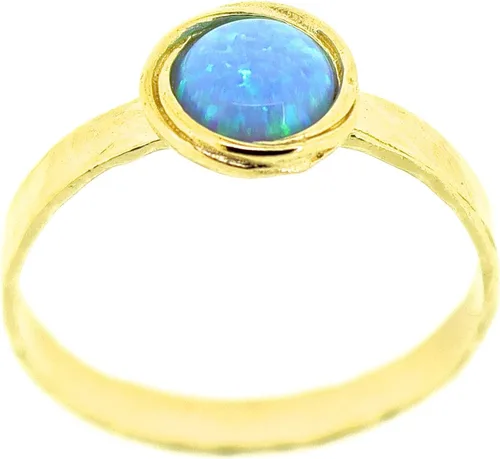 Vista 42 de Anillo de oro de piedras preciosas, anillo de piedra chapada en oro de 14 quilates, anillo de piedra apilable, anillo de oro de piedra pequeña