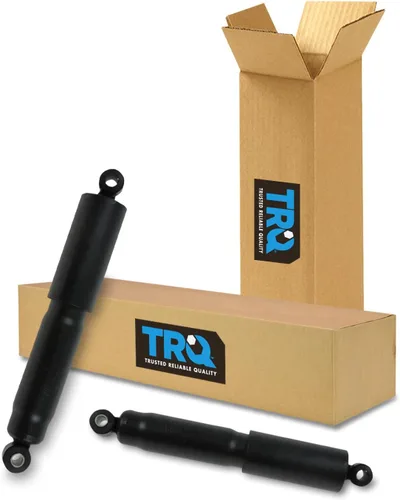 Vista 22 de TRQ Juego de amortiguadores traseros compatible con Chevrolet Express 1500 2003-2014, Express 3500 2006-2022, GMC Savana 1500, Savana 3500