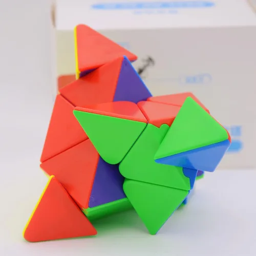 Vista 3 de Bukefuno MoYu RS Maglev Pirámide 3x3 Velocidad Rompecabezas MFJS moyu Maglev Pyraminx M Cubo 2022 sin pegatinas Pirámide Rs Maglev