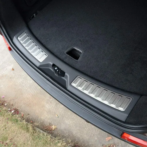 Vista 8 de YIWANG 304 - Protector de parachoques para puerta trasera de coche, acero inoxidable, 2 piezas para Land Rover Discovery Sport 2015-2019