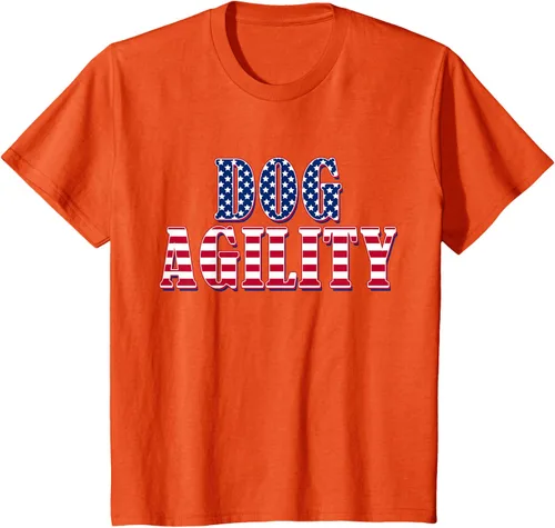 Vista 21 de Dog Agility American Flag - Camiseta de agilidad para perros, Negro