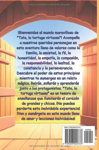 Vista 2 de TATA, LA TORTUGA VIRTUOSA LA GRANJA DE LAS FLORES (Spanish Edition)